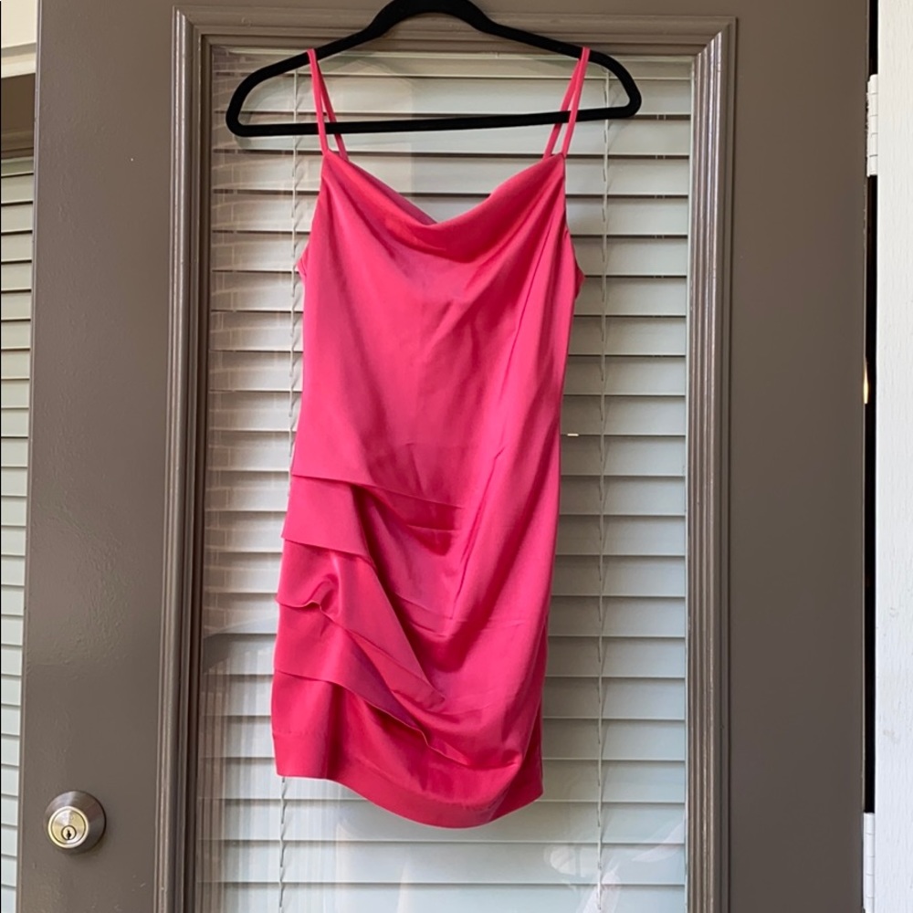 Revolve: Pink Silk formal dress